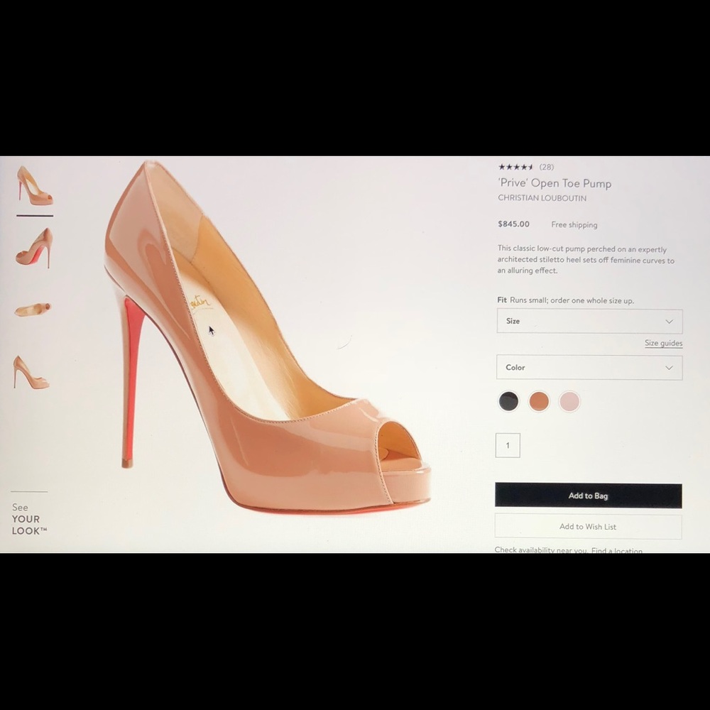 Christian Louboutin Nude Heels